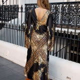 La Belle Slip Dress - rear view.