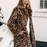 Leopard Luxe Faux Fur Coat