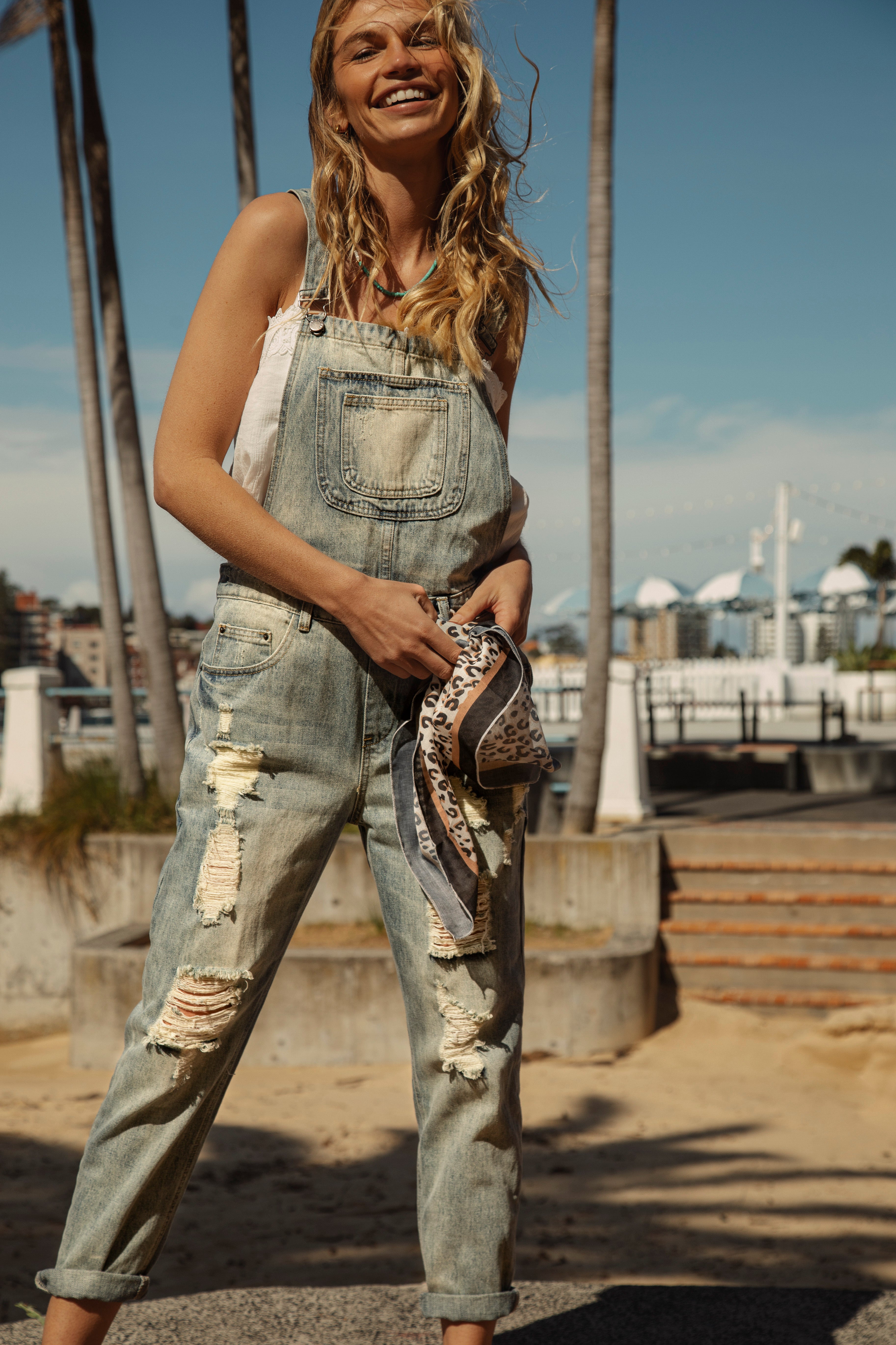 Leopardess Scarf - silk scarf with leopard print