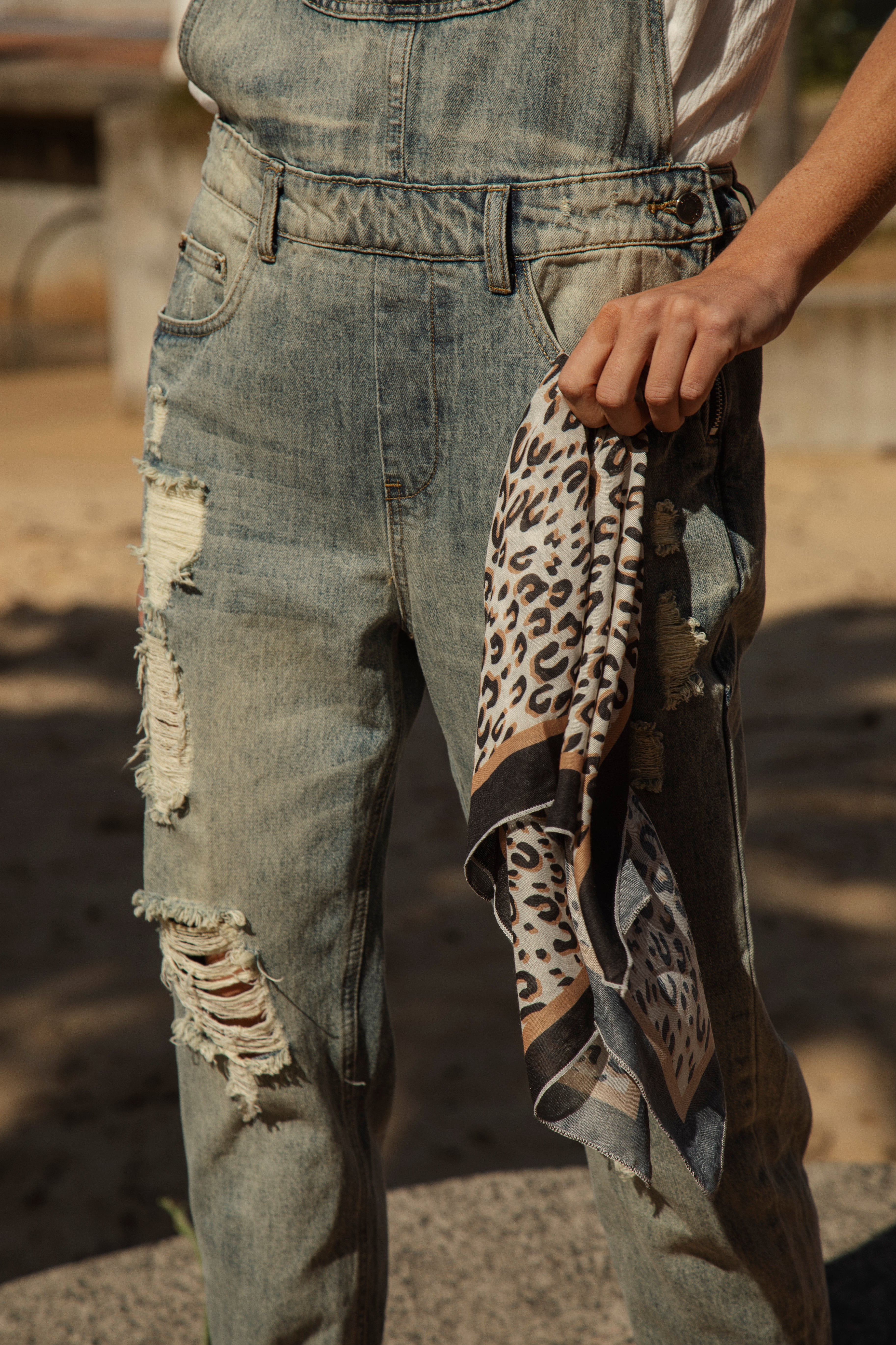 Leopardess Scarf - leopard print scarf