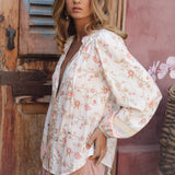 Les Fleur Blouse - side view.