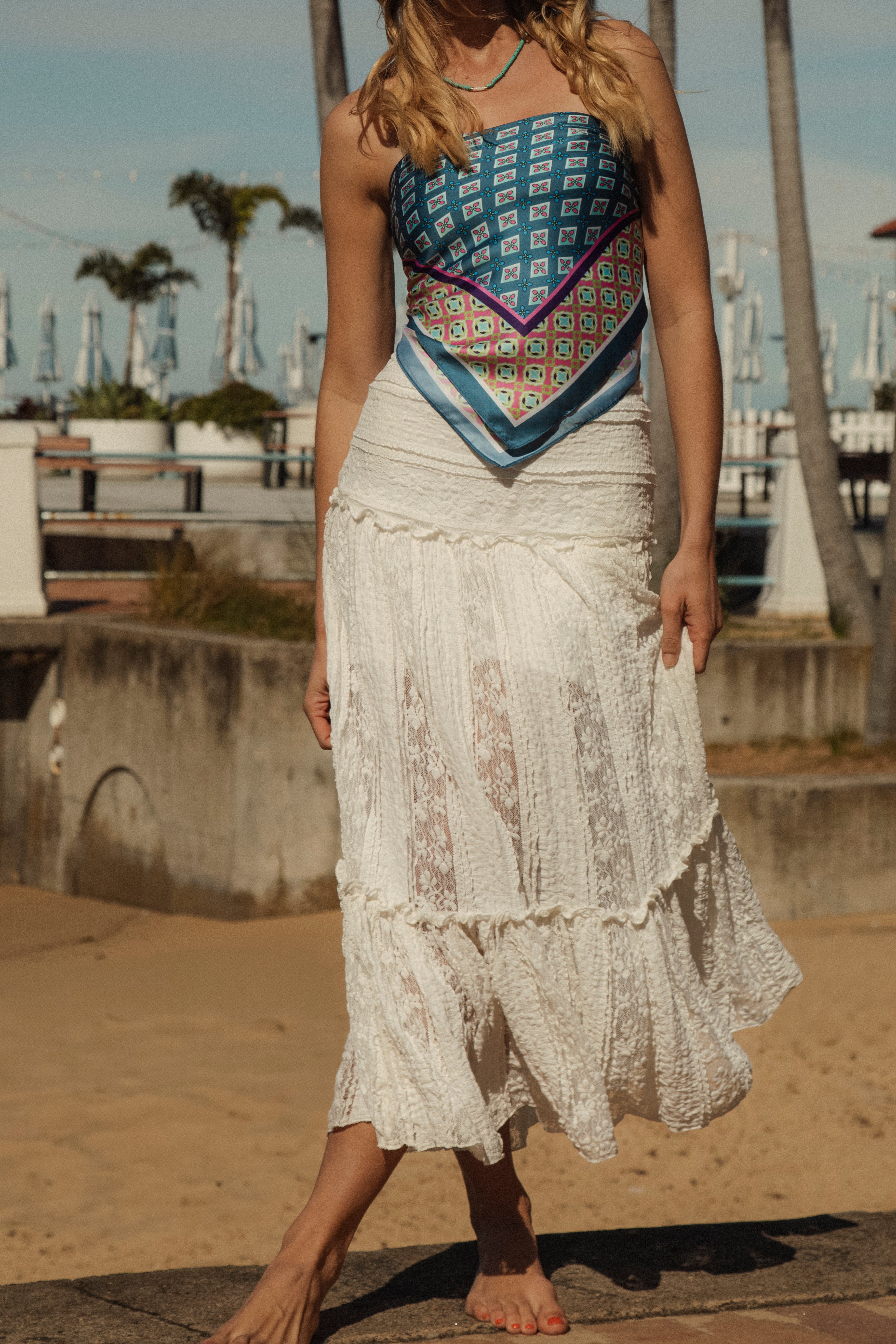 Luna Maxi Lace Skirt