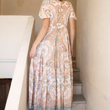 Lyric Dress Pastel Romance - Bohemian Maxi Dress - rear view