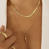 Cornicello Gold Charm Necklace
