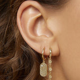 Paloma Gold Huggie Earrings