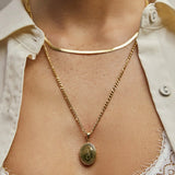 Classic Gold Locket Necklace