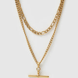 Marcella Double Stack Gold Necklace