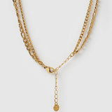 Marcella Double Stack Gold Necklace