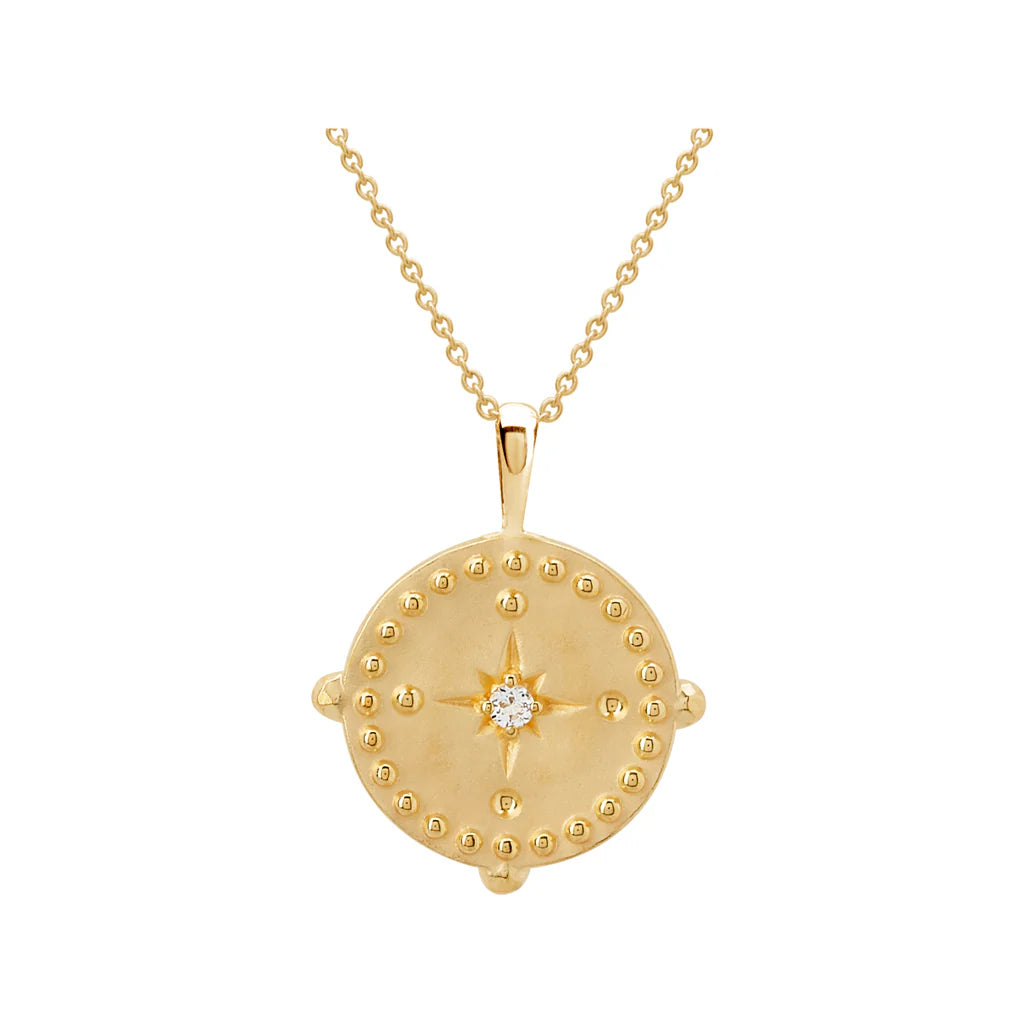 Into the Light 18K Yellow Gold Plate Necklace