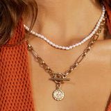 Fleur De Lis Gold Necklace
