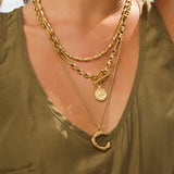 Fleur De Lis Gold Necklace