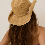 Sunkissed Straw Hat - Cowrie Shell