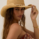 Sunkissed Straw Hat - Cowrie Shell