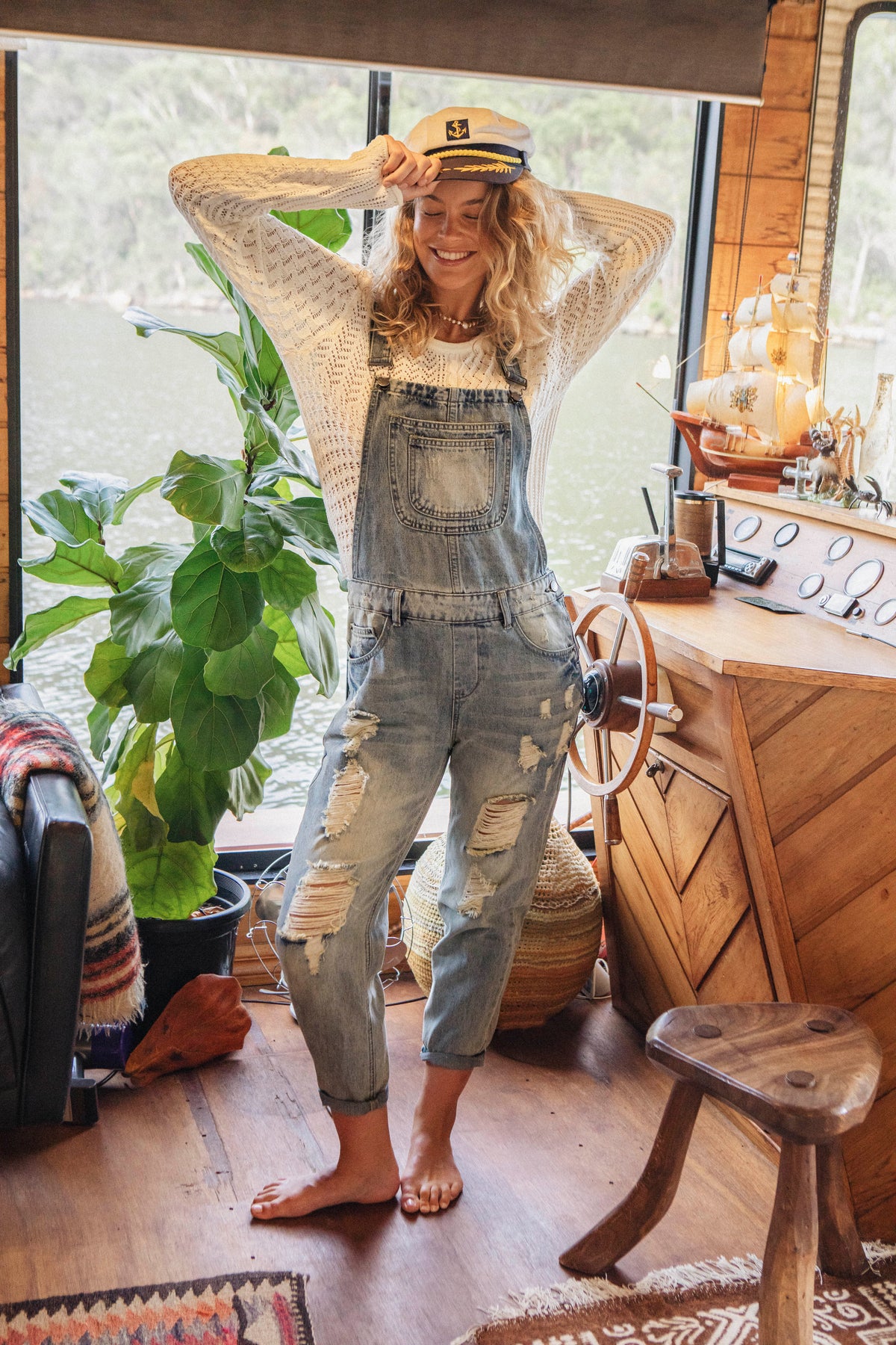 Bella Boheme | Maddie Overalls - Vintage Denim