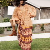Margot Lace Blouse - Terracotta