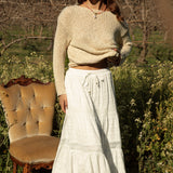 Marigold Cotton Maxi Skirt