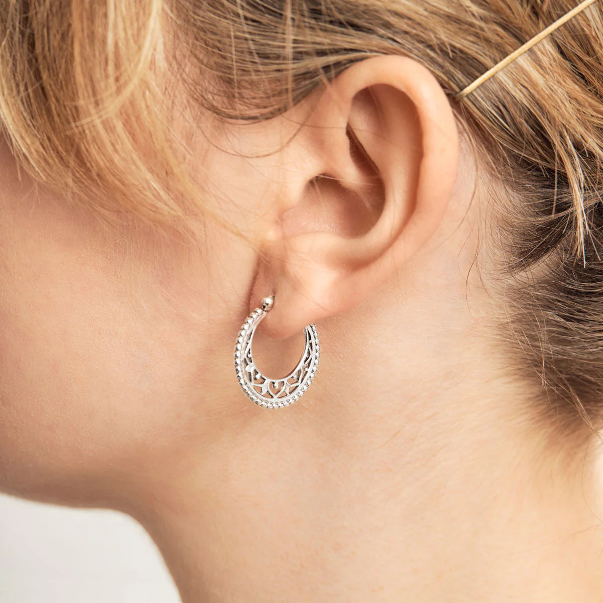 Midsummer Star Mandala Disc Hoops
