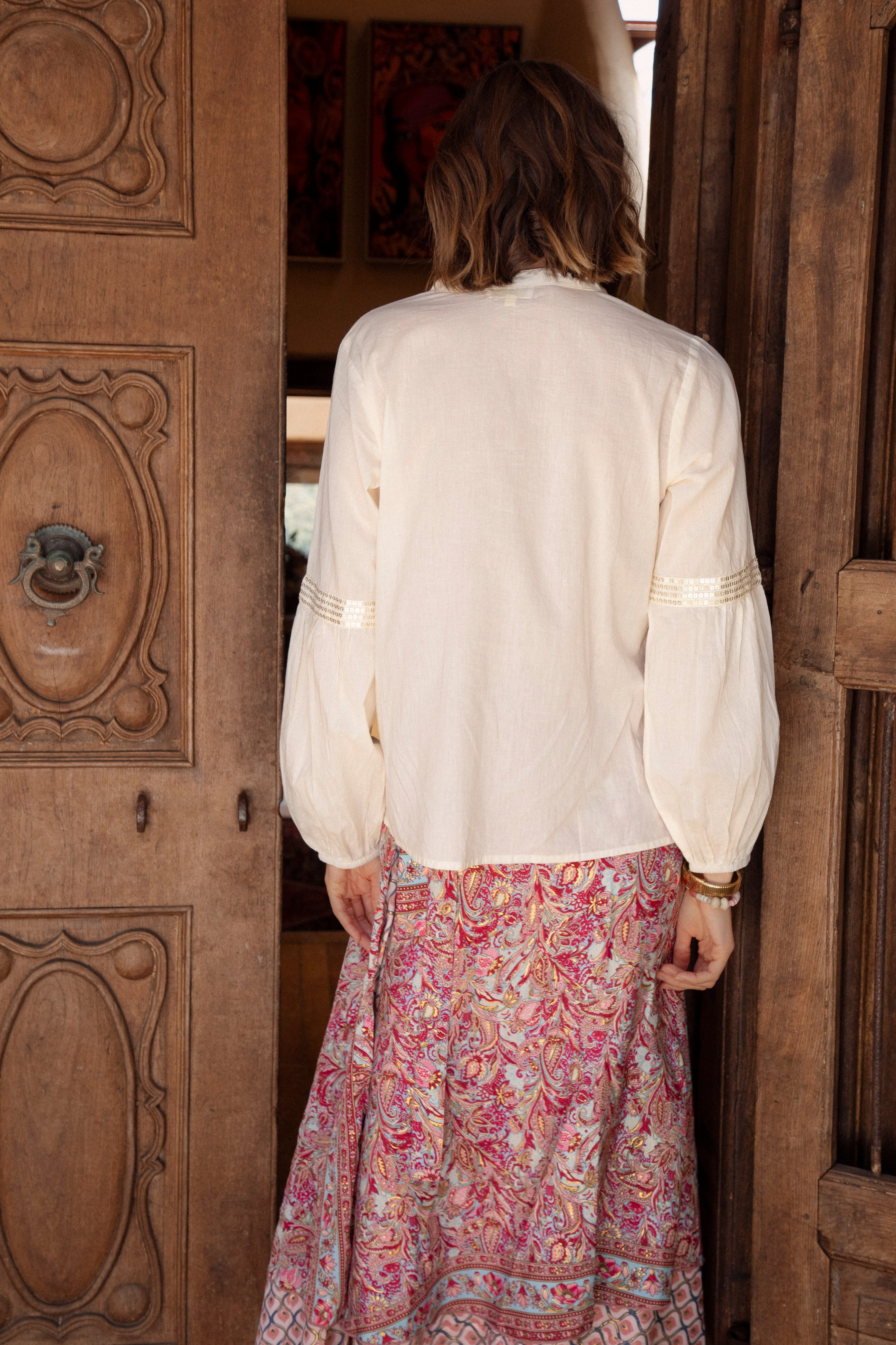 Moonshine Shirt Natural Rear View