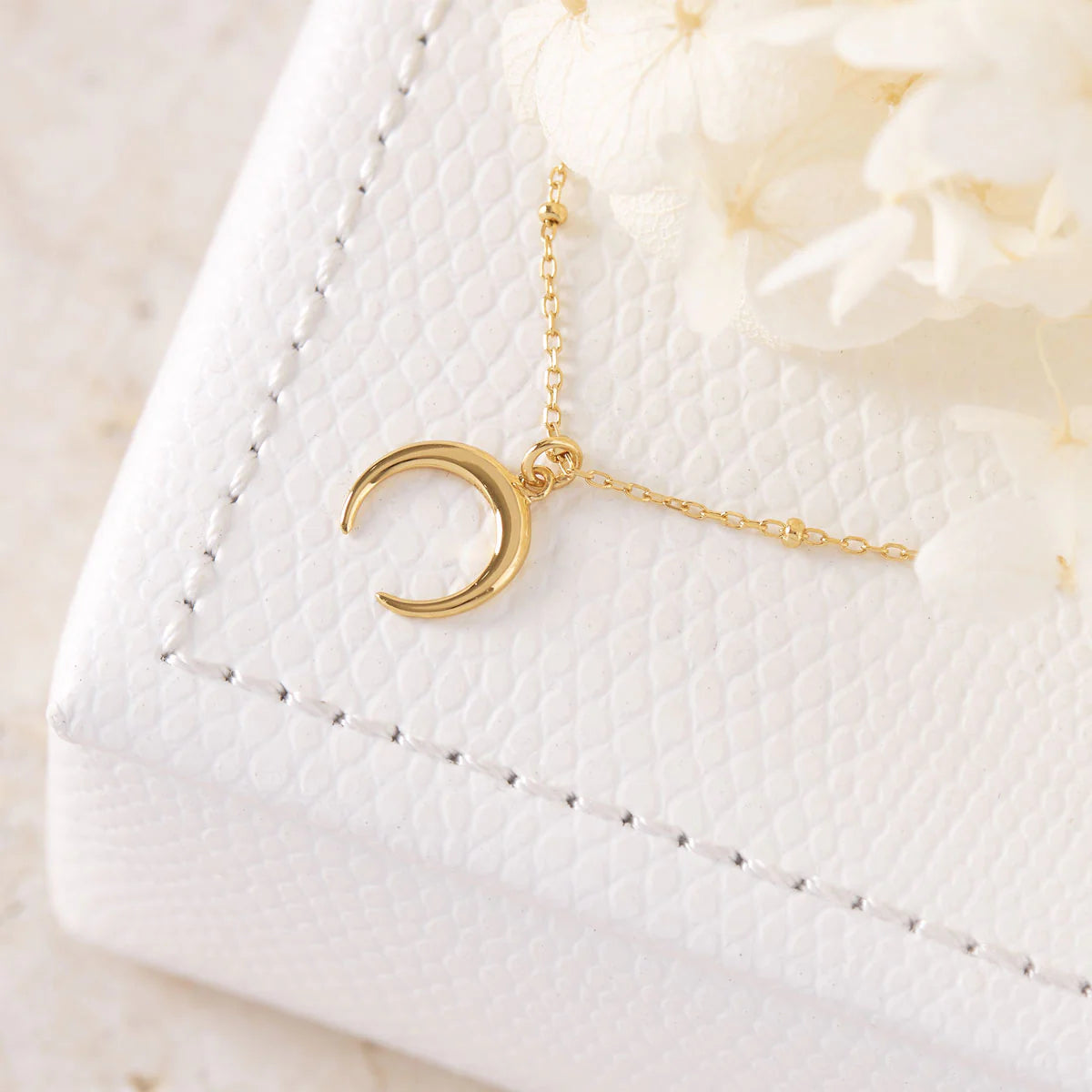 Midsummer Star Gold Petite Moon Illusion Necklace