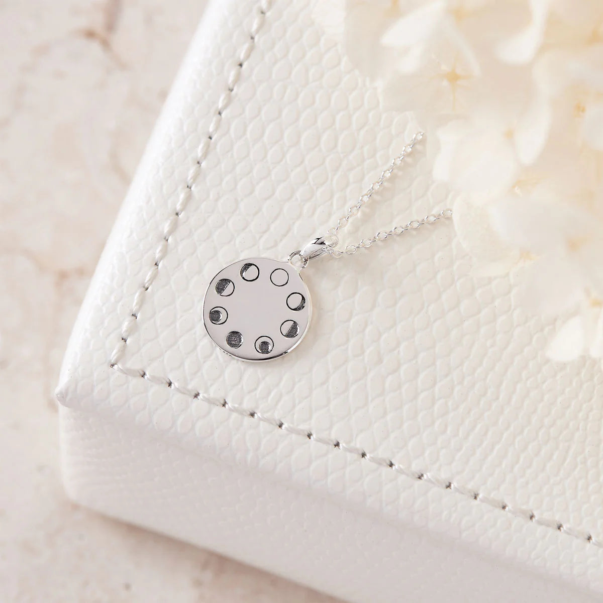Midsummer Star Under The Moon Phases Necklace
