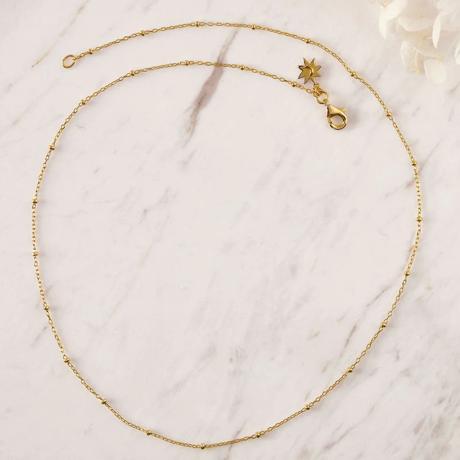 N451G Disco Chain Necklace Gold