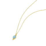 Moon Song Opal Necklace Gold