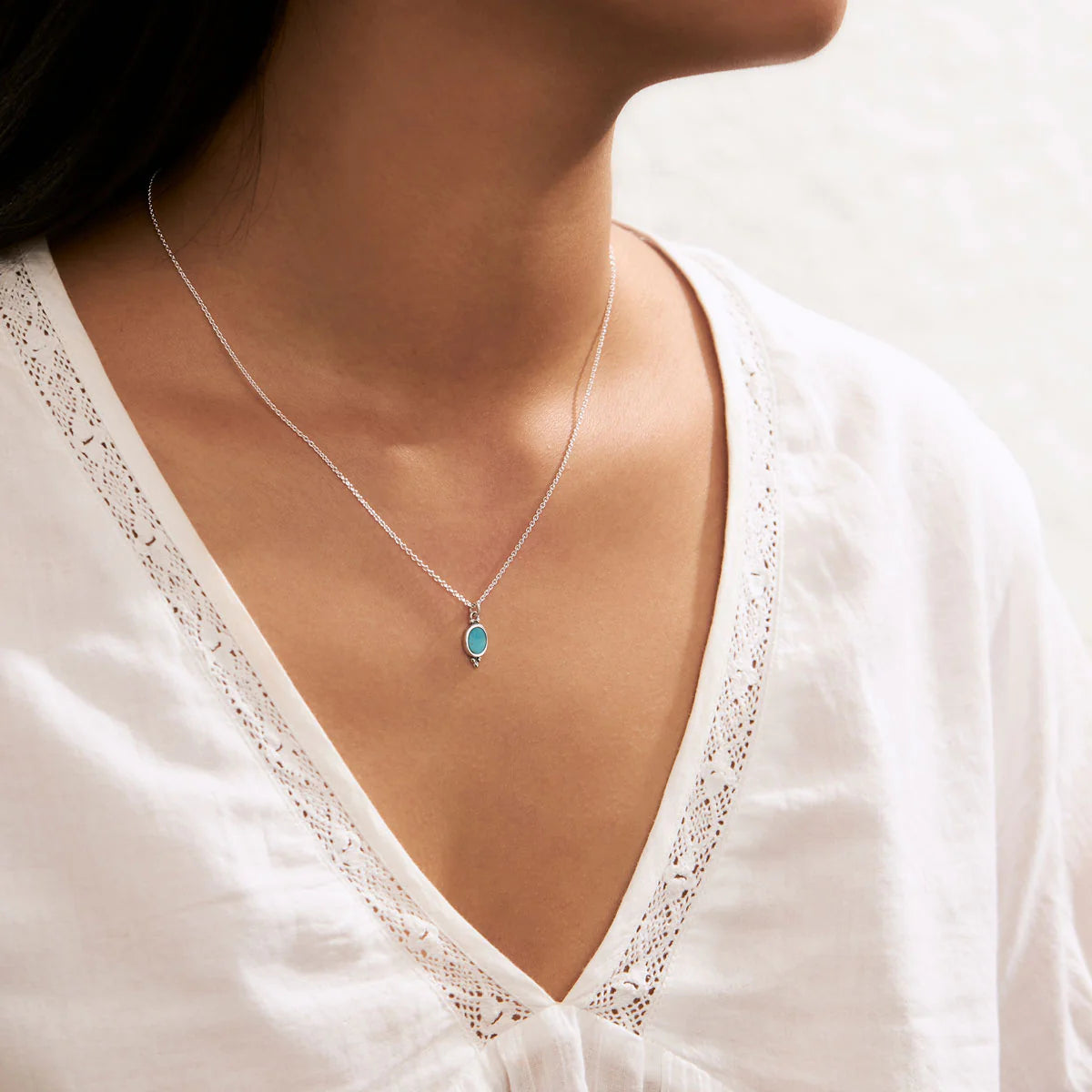 N503TQ - Moon Song Turquoise Necklace