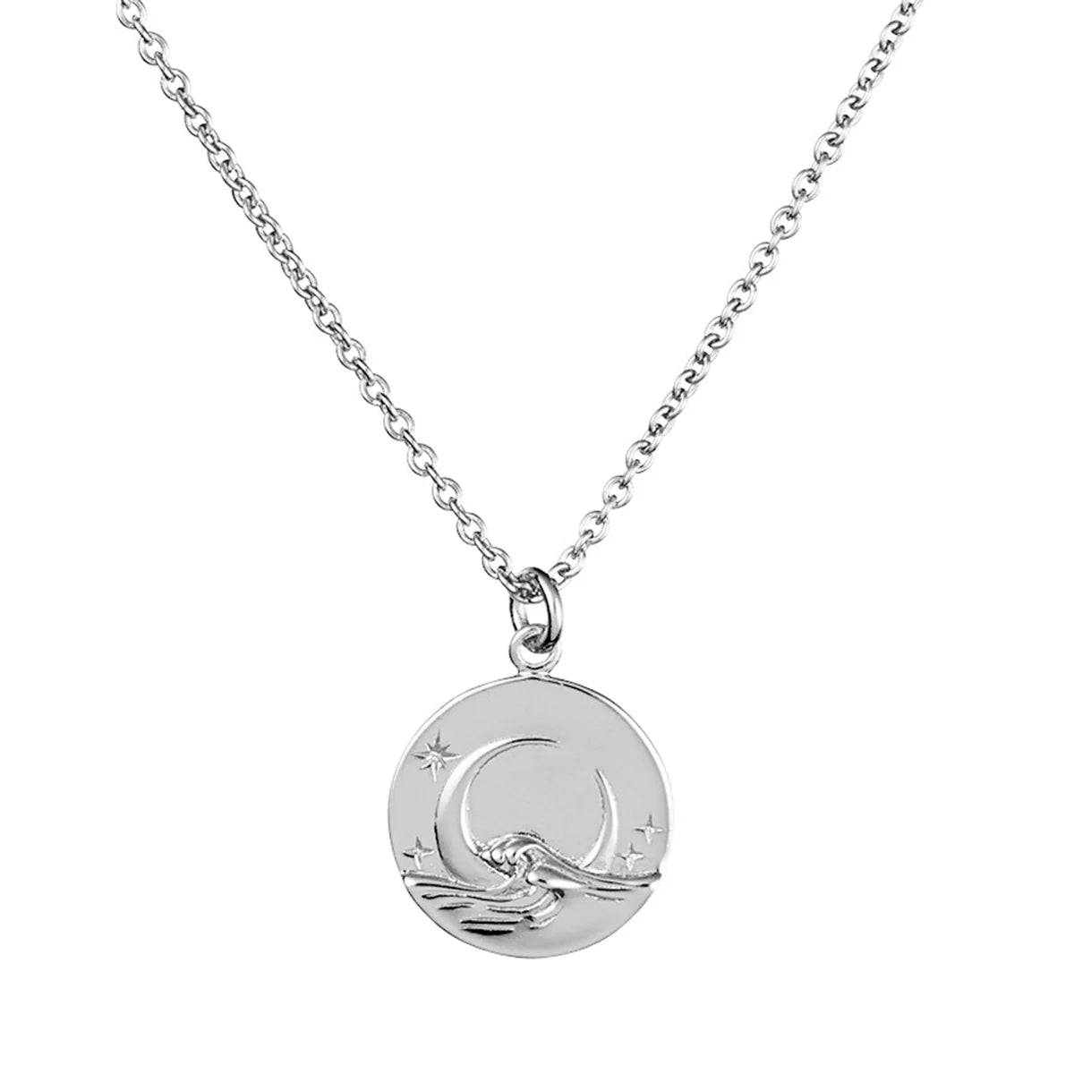 N637 Moonlit Waves Necklace