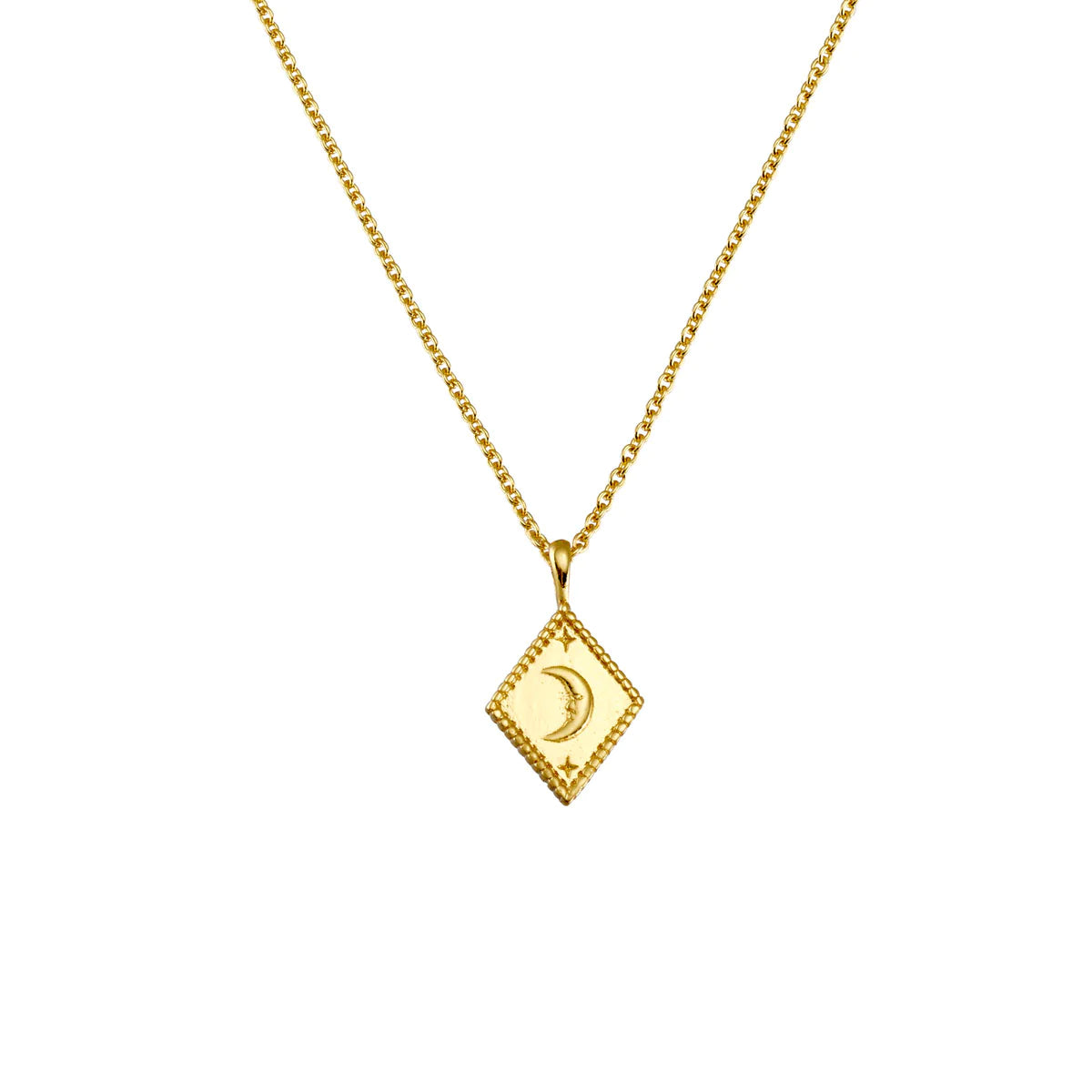 N643G  Solunar Necklace Gold