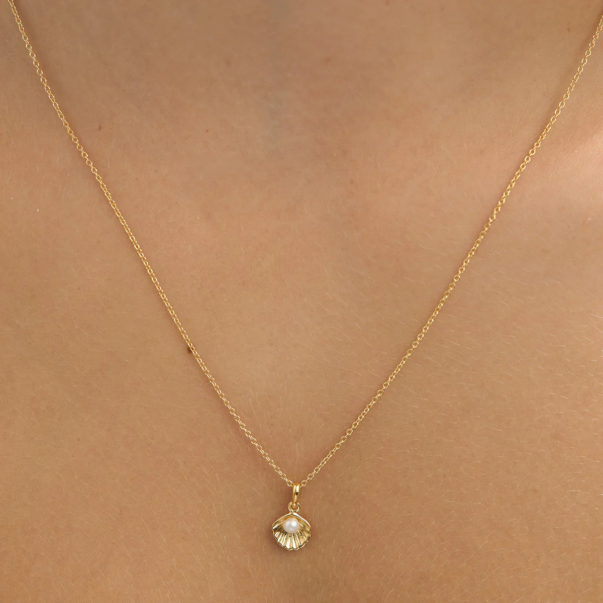 Seaside Ethereal Necklace Gold