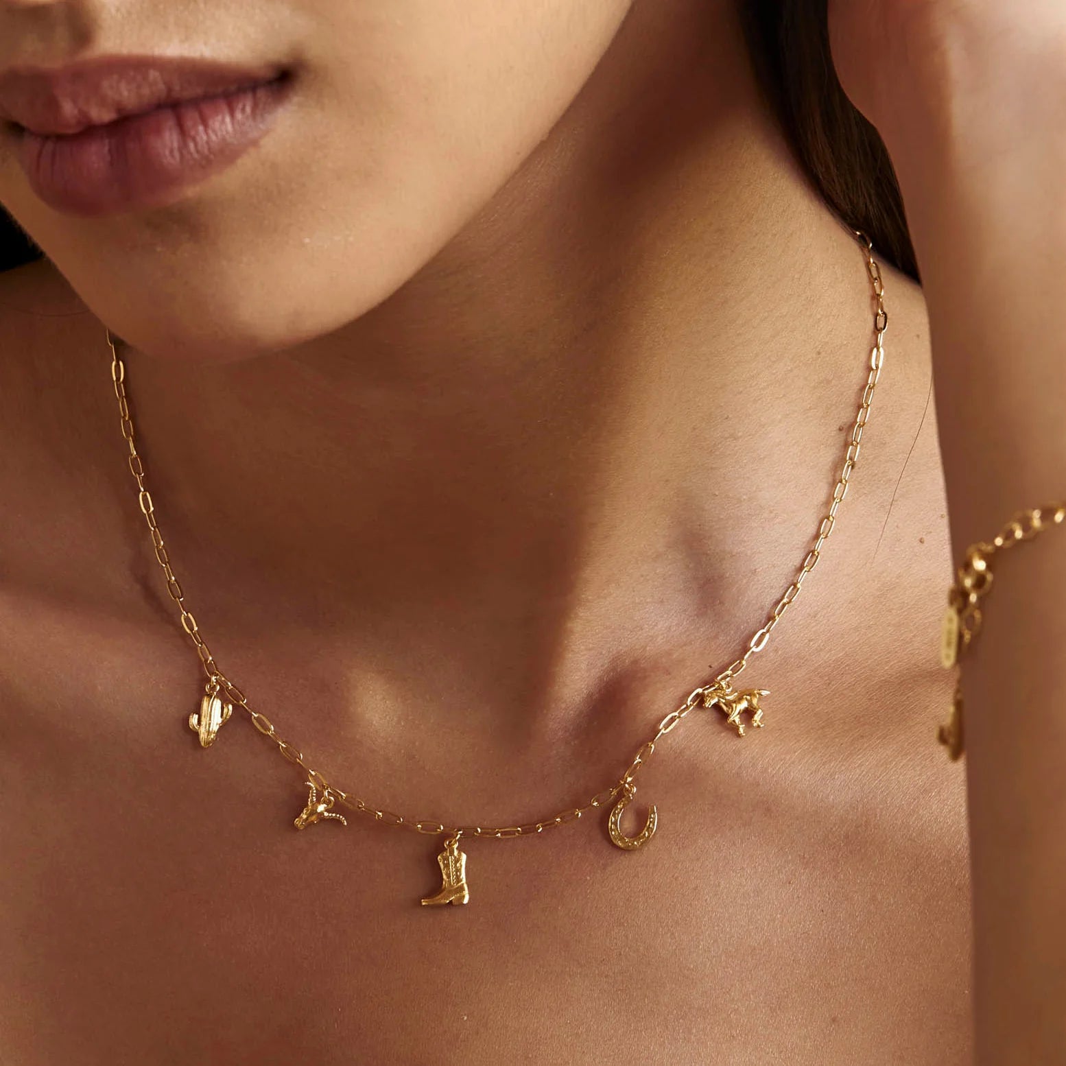 Wild West Necklace Gold