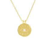 All Seeing Eye Necklace Gold