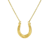 Lucky Horseshoe Necklace Gold