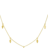 Glistening Drops Choker Gold