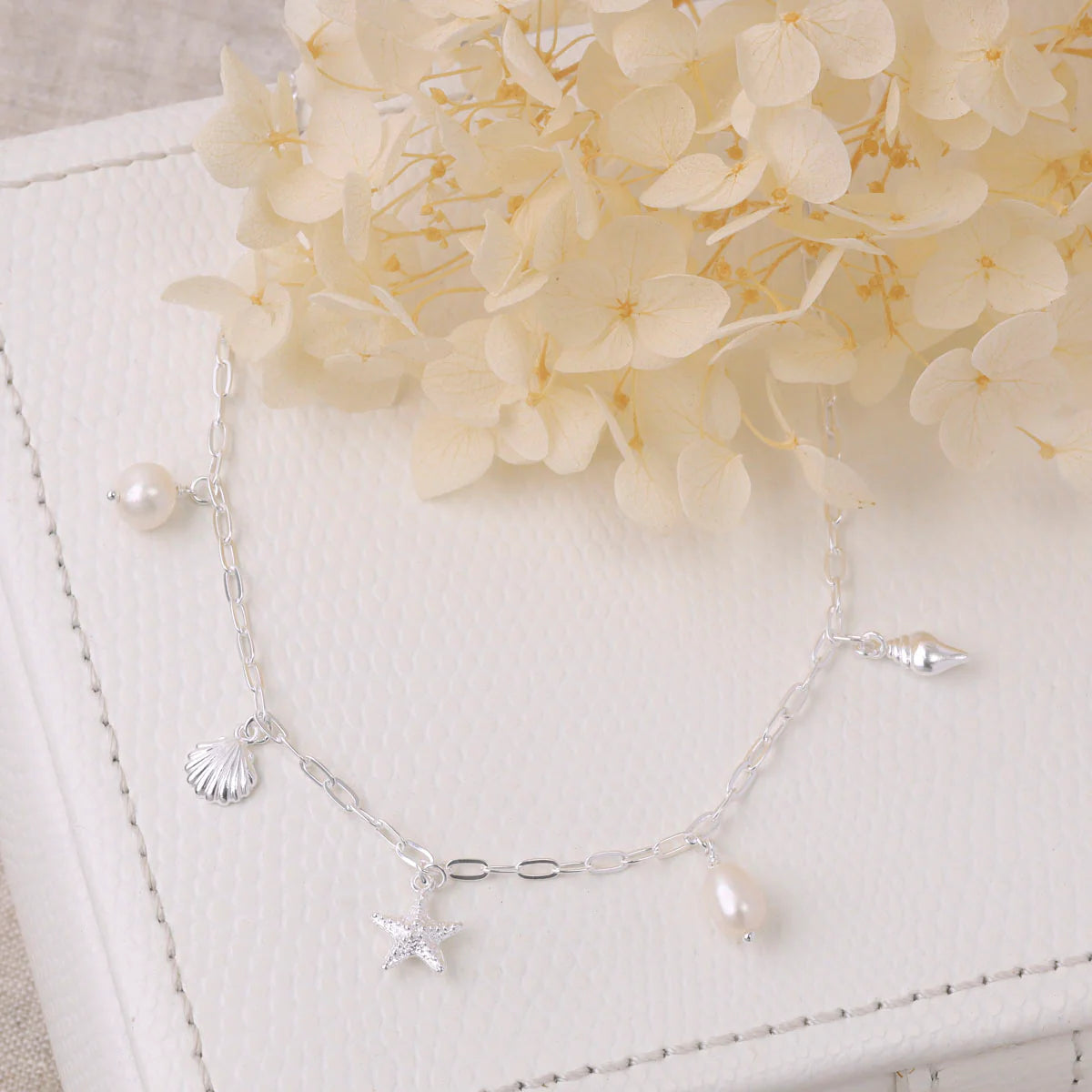 Oceanic Charm Pearl Necklace