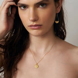 Celestial Compass Necklace Gold