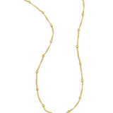 Delicate Bar Necklace Gold