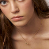 Delicate Bar Necklace Gold