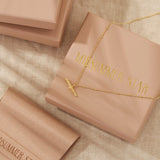 Delicate Bar Necklace Gold