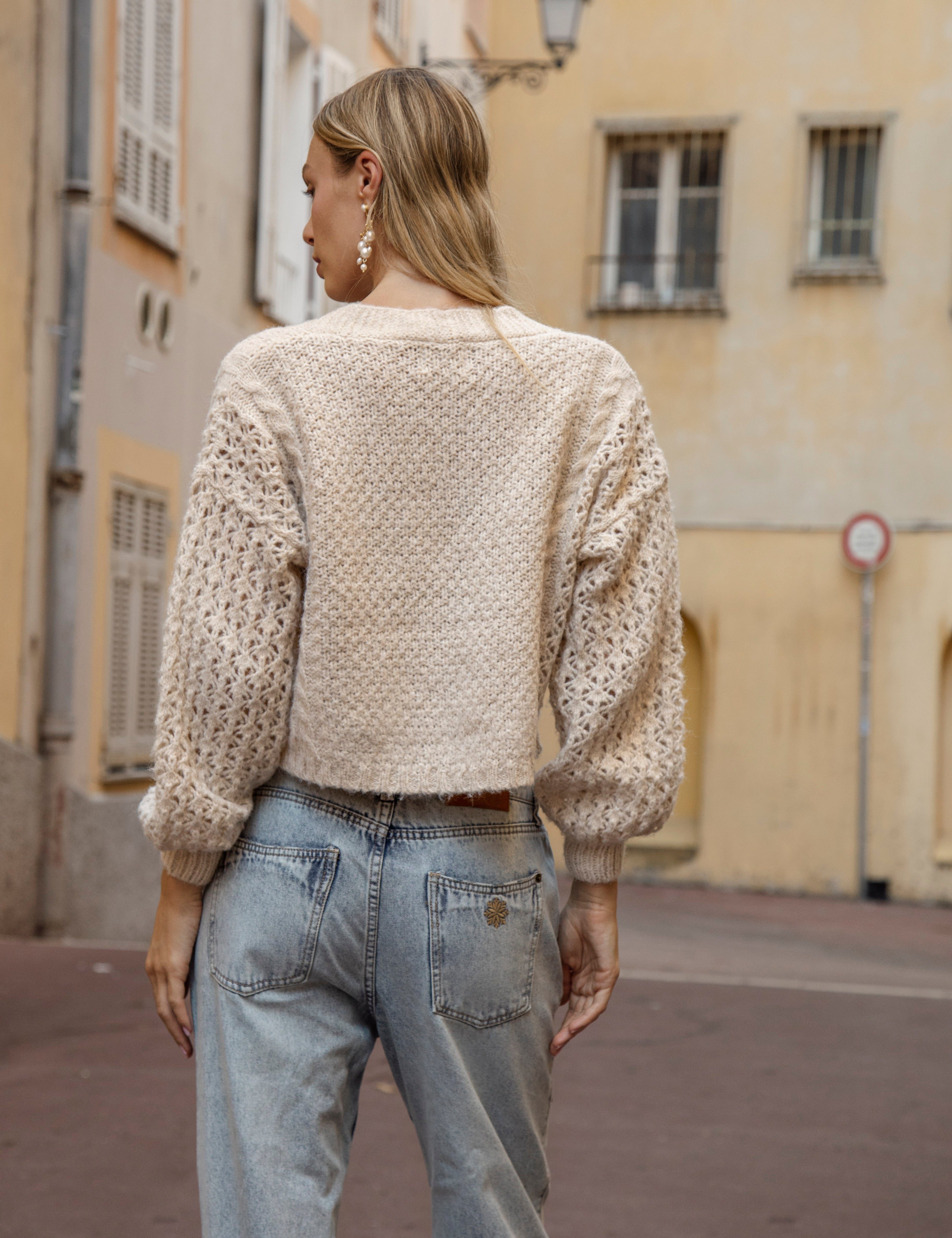 Odette Cardigan - rear view.