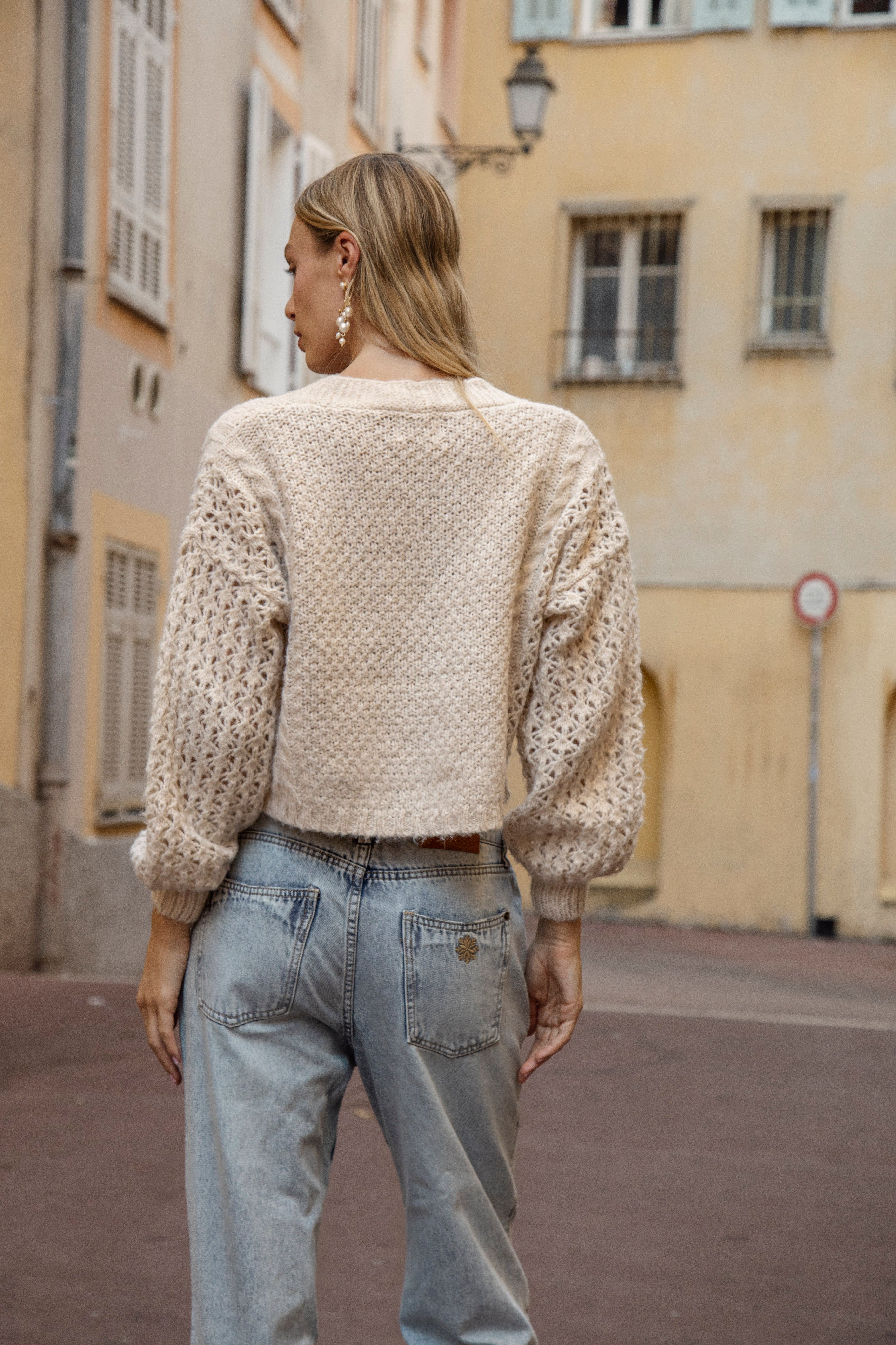 Odette Cardigan - rear view.