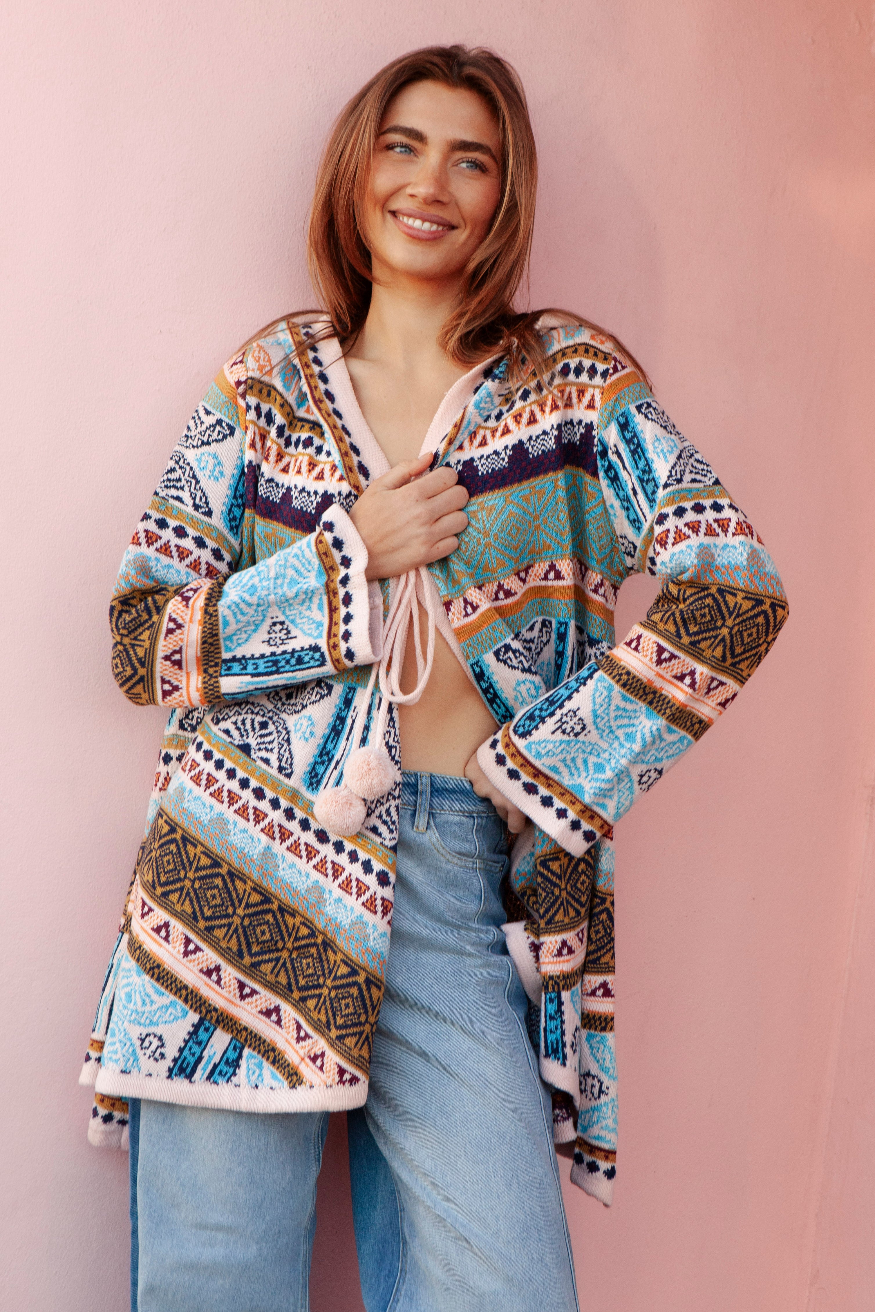 One Love Hooded Cardi - Nomad