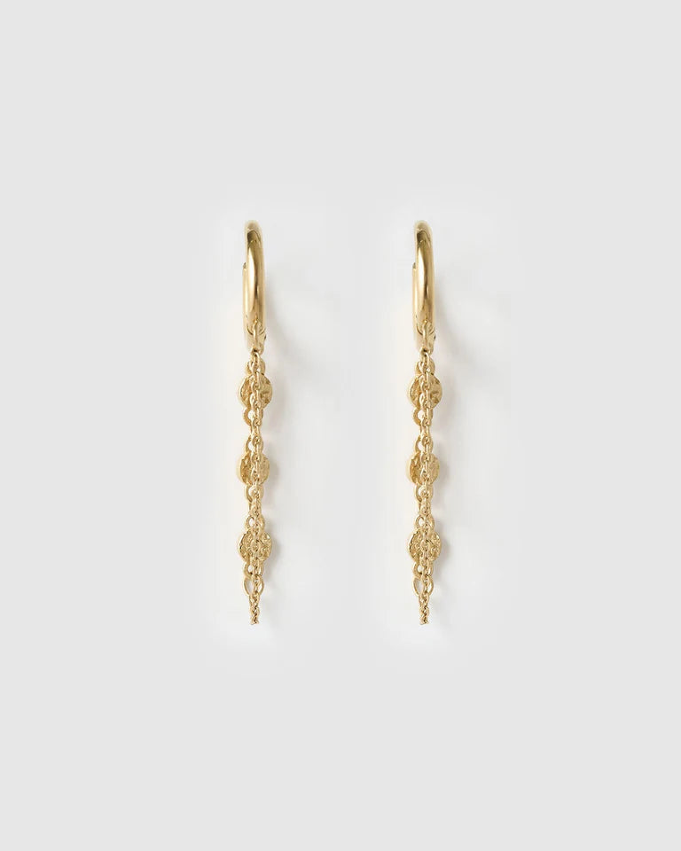 Paloma Gold Huggie Earrings