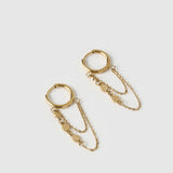 Paloma Gold Huggie Earrings