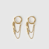 Paloma Gold Huggie Earrings
