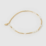 Poppy Pearl & Glass Beaded Anklet