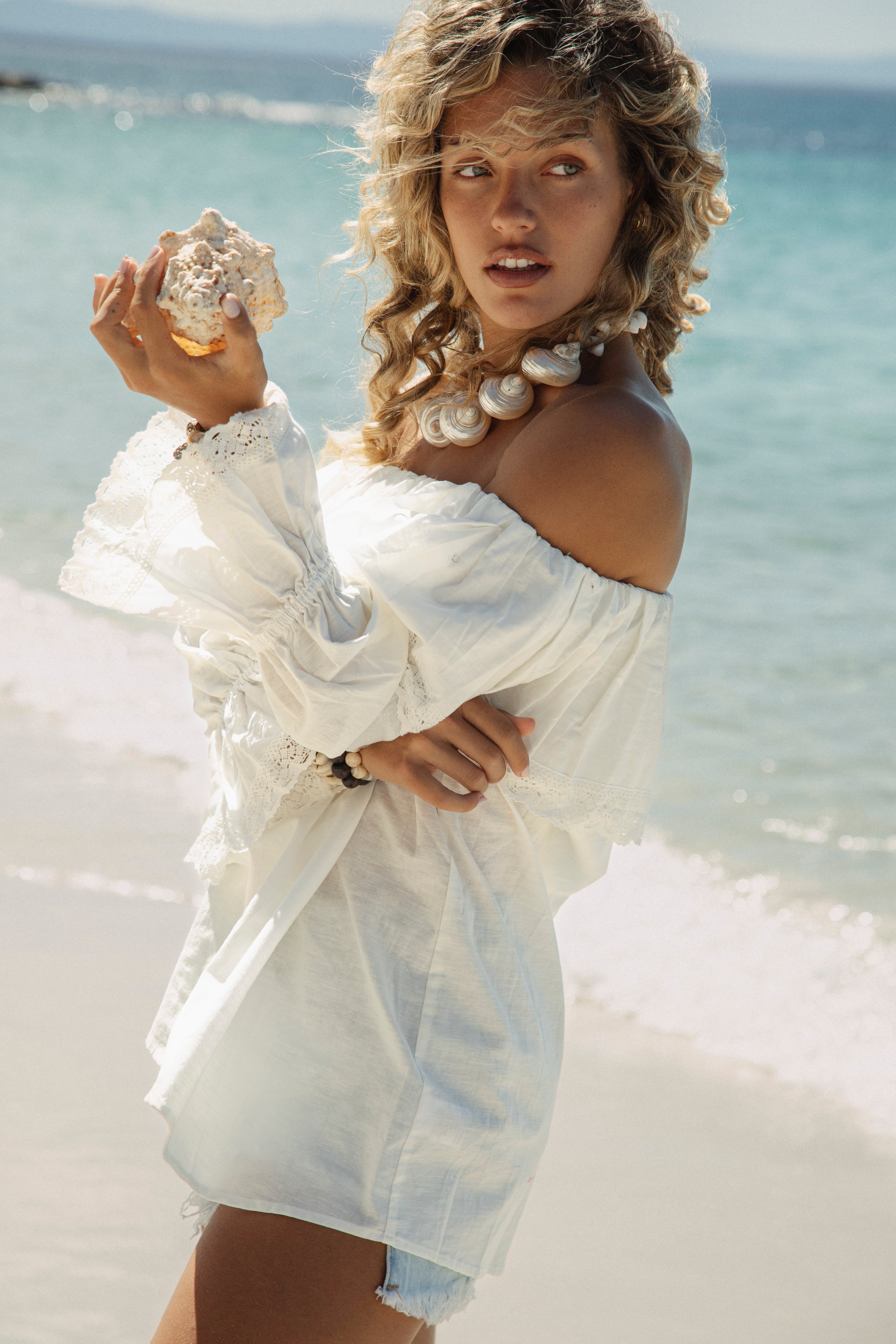 Palmira Off Shoulder Blouse Side View