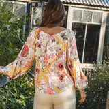 Papillion Blouse. Rear View.