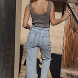 Paris Vintage Jean Light Wash - rear view
