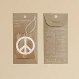 Tan Peace Sign Air Freshener - Ubud Fragrance